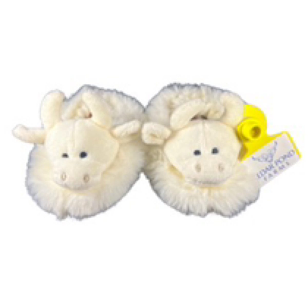 Fluffy Cow Baby Shoes at the Cedar Pond Farms gift shop — our fluffy Highland cow farm just outside the Smoky Mountains.