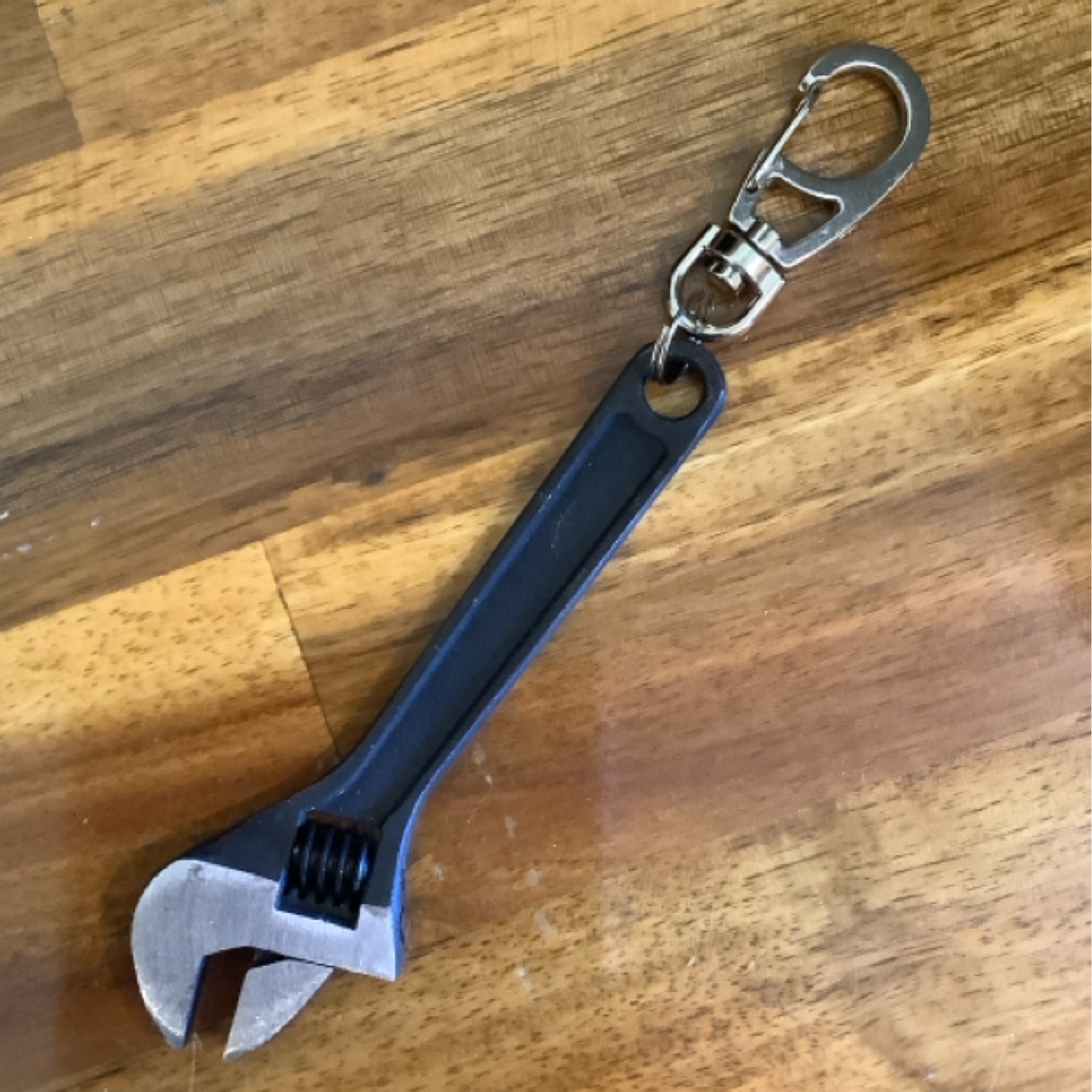 Wrench Keychain at the Cedar Pond Farms gift shop — our fluffy Highland cow farm just outside the Smoky Mountains.