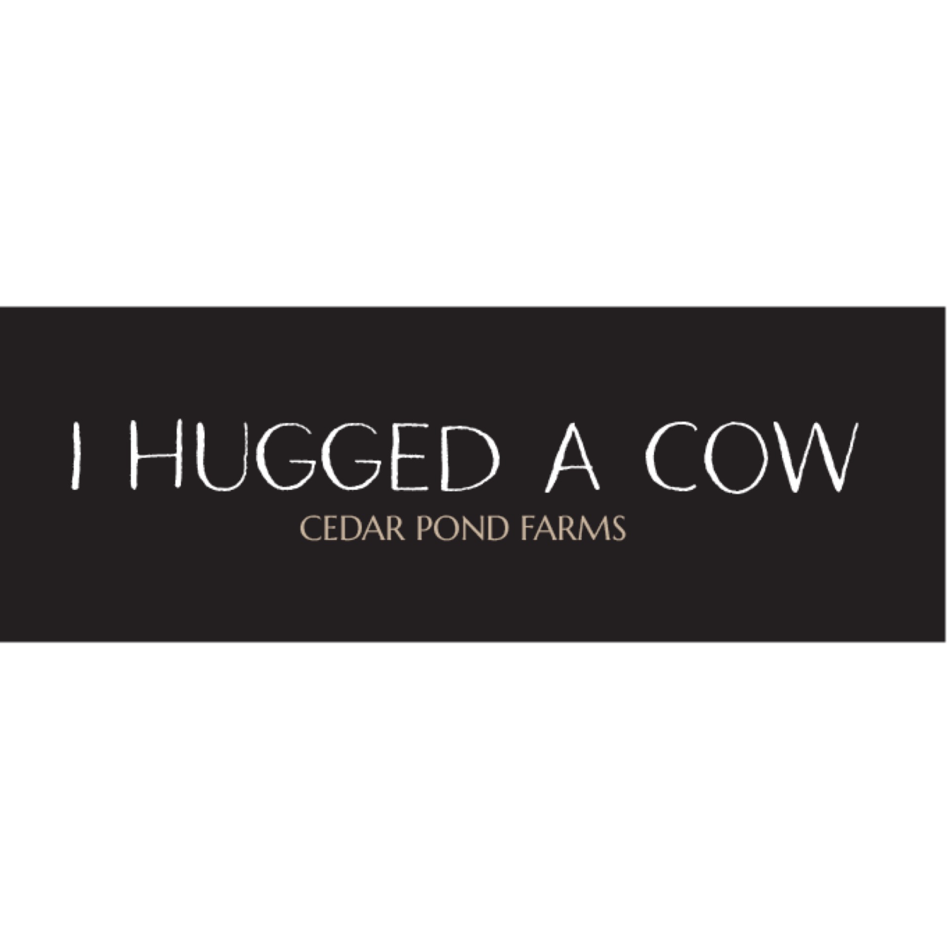 I Hugged A Cow at the Cedar Pond Farms gift shop — our fluffy Highland cow farm just outside the Smoky Mountains.
