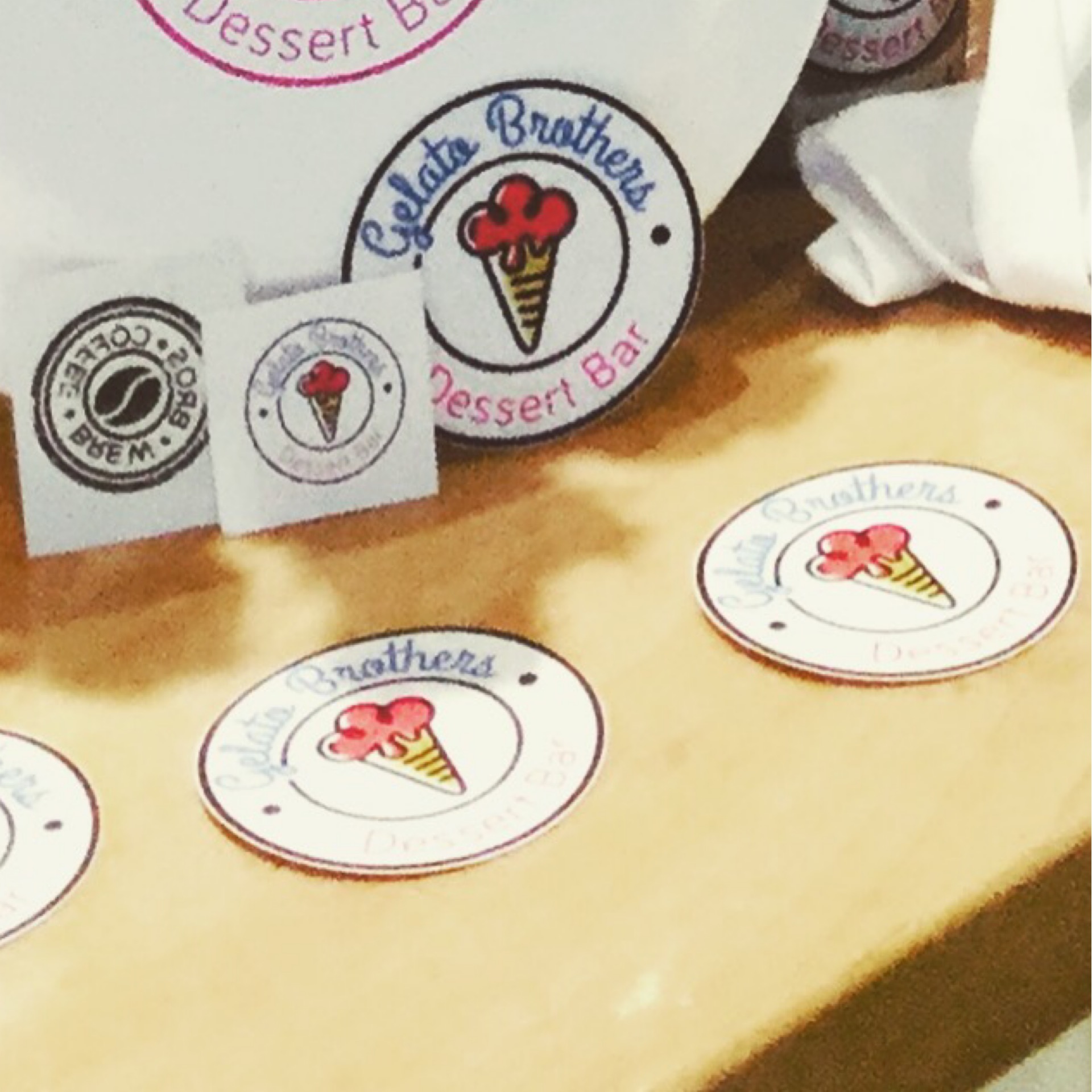 Sticker at the Cedar Pond Farms gift shop — our fluffy Highland cow farm just outside the Smoky Mountains.