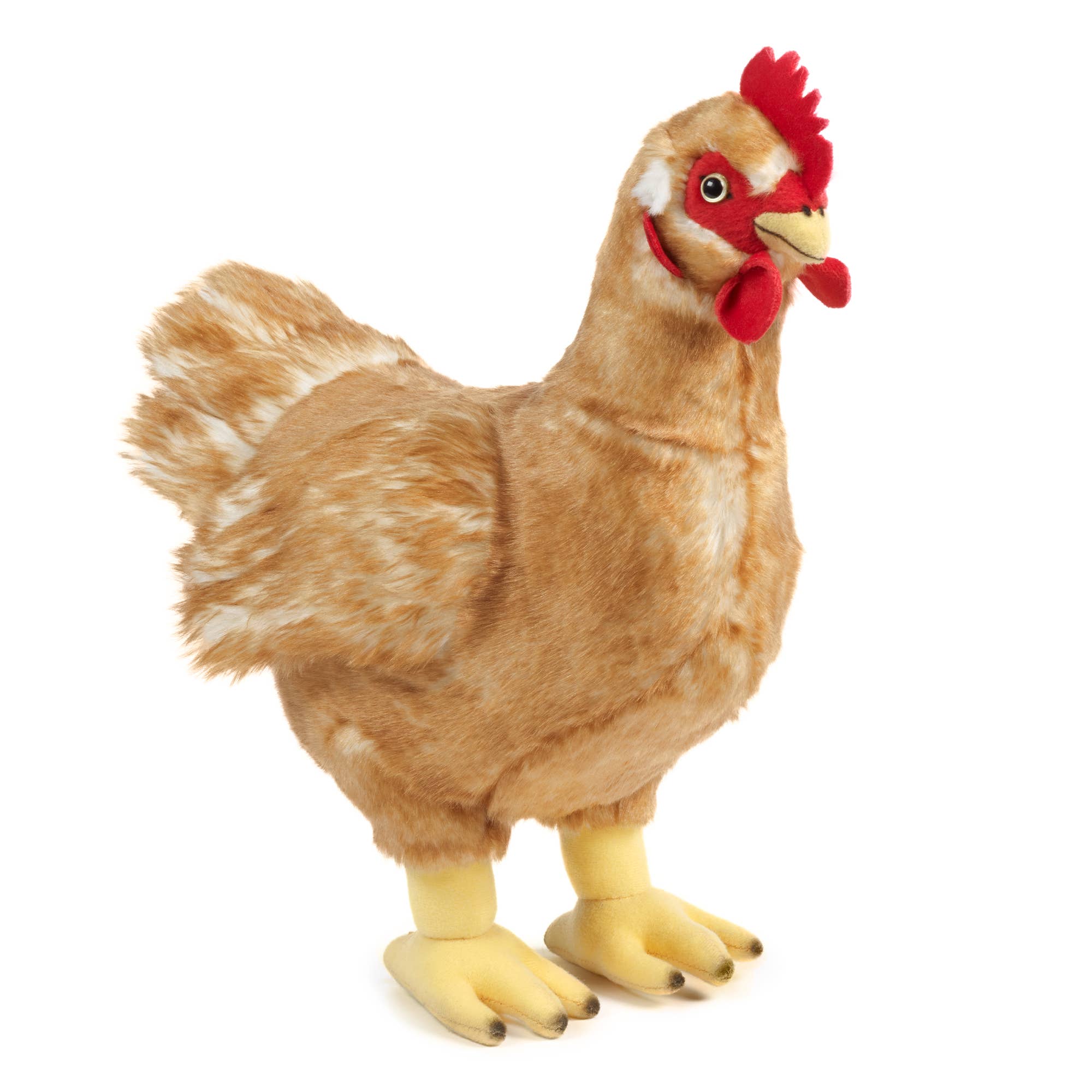 Living Nature Hen Large Plush Stuffed Animal Toy at the Cedar Pond Farms gift shop — our fluffy Highland cow farm just outside the Smoky Mountains.