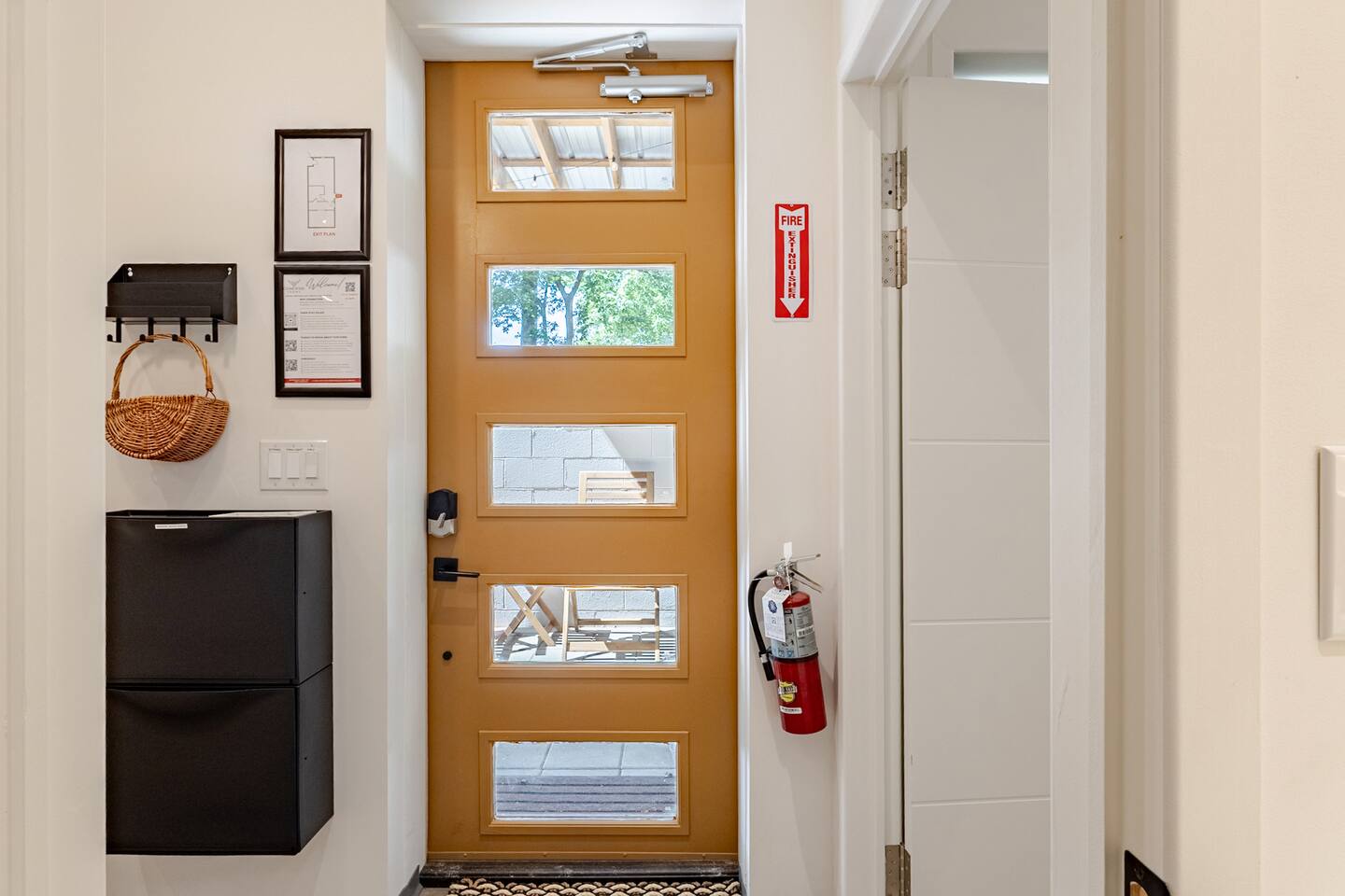 A look around Barndo 3A · North one-bedroom, one of the one-bedroom barndominium suite stays guests book for a farm weekend in the Tennessee foothills near the Smokies.