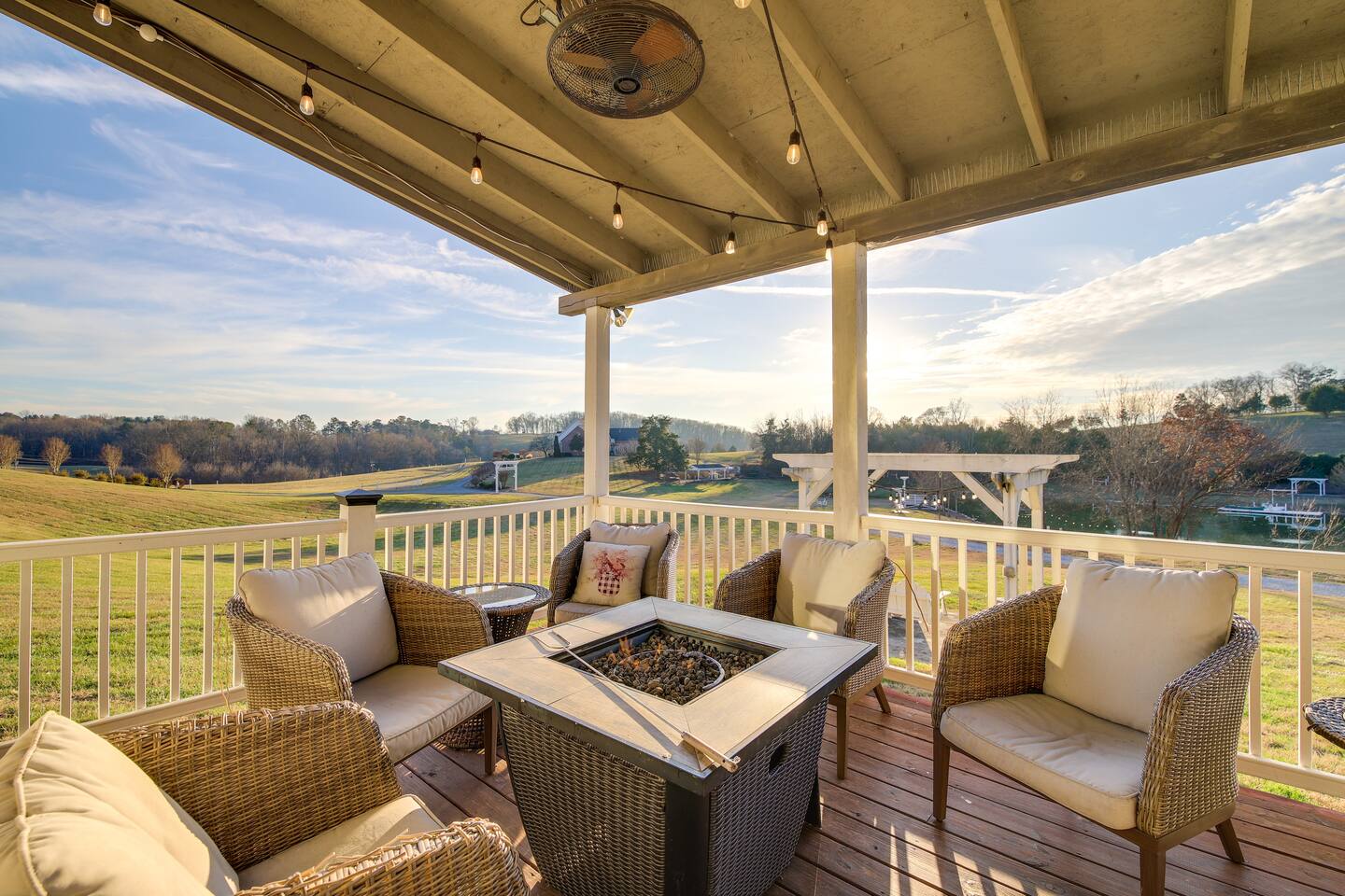 Milkbarn Farm Stay at Cedar Pond Farms in New Market — a converted Milkbarn farmhouse on a working farm with Scottish Highland cattle.
